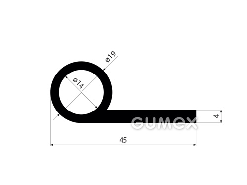 GUMMIPROFILE P-FORM - NBR